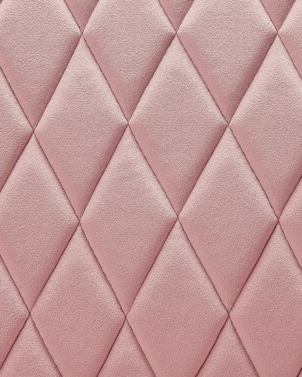 Esszimmerstuhl rosa Samtstoff 2er Set ARCATA | Beliani.de