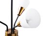 Lampe suspension blanche et dorée 6 ampoules AROYO VI_727641