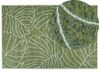 Tappeto cotone verde oliva e bianco 200 x 300 cm SARMIN_853999