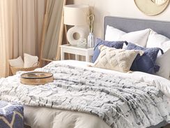 Huopa kangas harmaa 150 x 200 cm KOSI Huopa kangas harmaa 150 x 200 cm KOSI