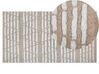 Teppich Baumwolle beige 120 x 180 cm Kurzflor AHIRLI_791030