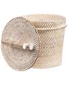 Rattan Basket White BARUMUN_849727