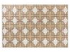 Teppich Jute beige 200 x 300 cm geometrisches Muster Kurzflor KONURTAY_887148