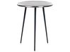 Metal Side Table Silver with Black TELFER_853846