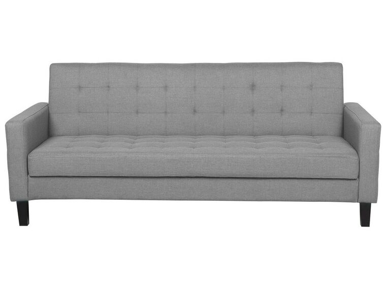 Fabric Sofa Bed Light Grey VEHKOO_719310