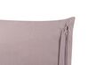 Set of 2 Velvet Cushions Striped 45 x 45 cm Pink AGAPANTHUS_838375