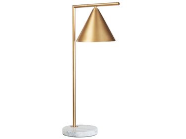 Bordlampe guld jern H 65 cm MOCAL
