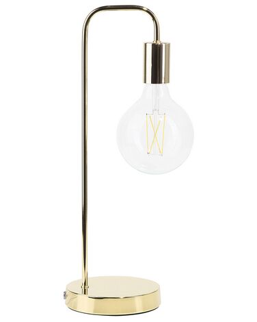 Lámpara de mesa de metal dorado 48 cm SAVENA