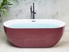 Vasca da bagno freestanding 170 x 80 cm rosso bordeaux CARRERA_807244