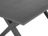 Tavolo da giardino alluminio grigio 200 x 105 cm CASCAIS_739910