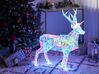 Outdoor Weihnachtsbeleuchtung LED mehrfarbig Rentier 90 cm POLARIS_887069