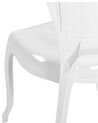 Set of 2 Accent Chairs Acrylic White VERMONT_691809