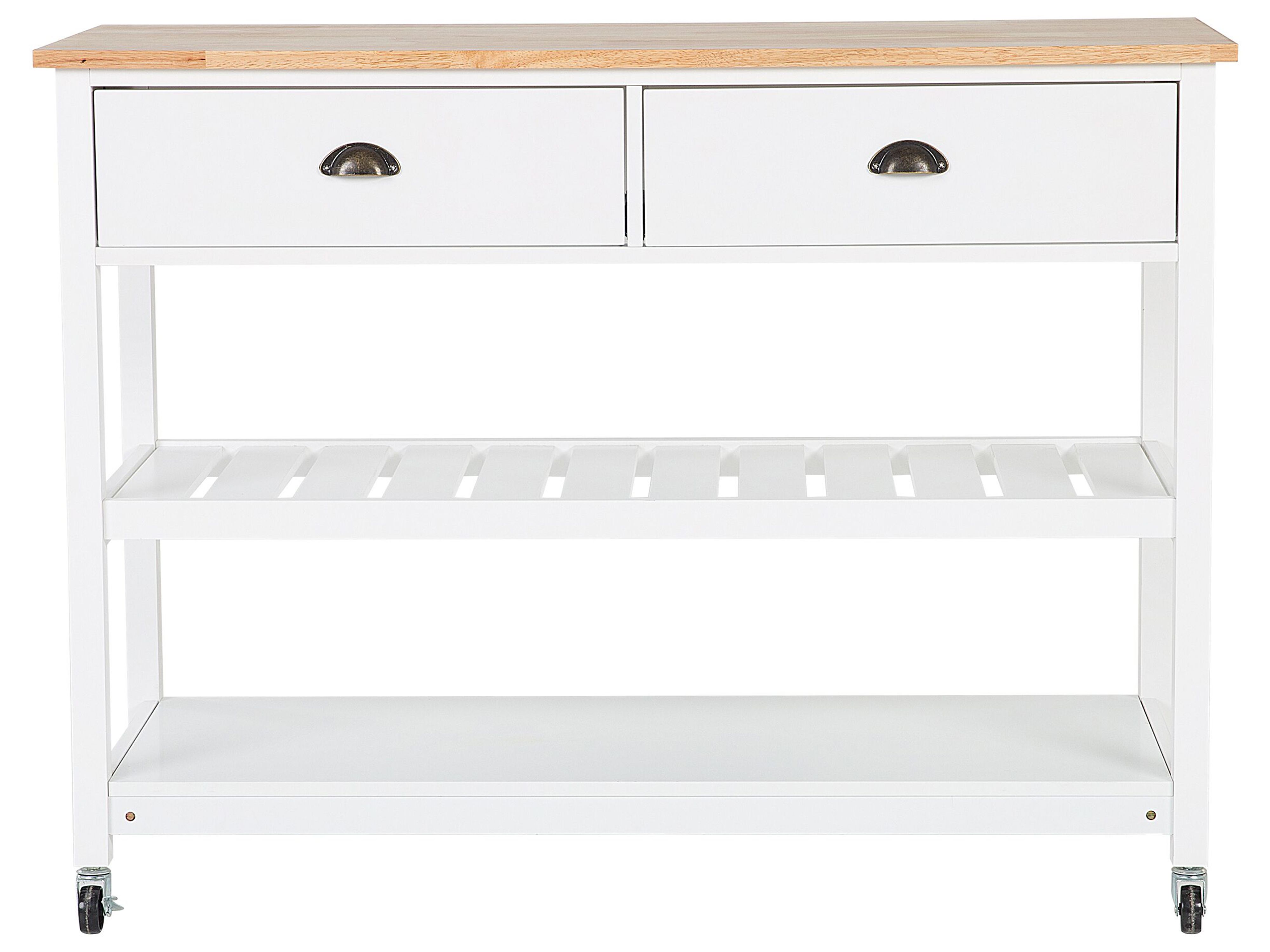 Carrello Da Cucina Portavivande Bianco E Legno Chiaro Con Cassetti Genoa 90953123 Carrello Da Cucina Portavivande Bianco E Legno Chiaro Con Cassetti Genoa 90953123