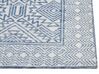 Teppich blau / weiss 160 x 230 cm geometrisches Muster KAWAS_883933