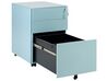 3 Drawer Metal Storage Cabinet Light Blue CAMI_843904