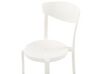 Salon de jardin table et 4 chaises blanc SERSALE/VIESTE_823850