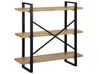 3 Tier Bookcase Light Wood TIMBER_758115