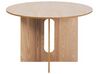 Mesa de jantar em madeira clara ⌀ 120 cm CORAIL_899244