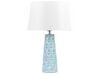 Ceramic Table Lamp Blue VINCES_843190