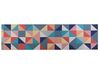 Vloerkleed polyester meerkleurig 80 x 300 cm VILLUKURI_831614