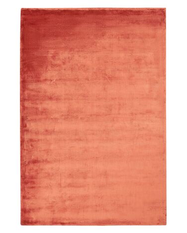Viskózový koberec 140 x 200 cm oranžový GESI II