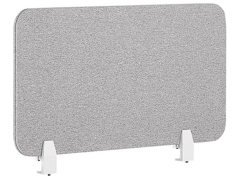 Desk Screen 72 x 40 cm Light Grey WALLY_800874
