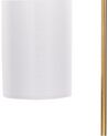 Tischlampe Metall kupferfarben / weiss 46 cm LIBERIA_882638