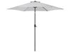 Parasol de jardin gris clair ⌀ 270 cm VARESE_740287