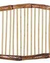 Conjunto de 4 sillas de comedor de madera de bambú marrón TRENTOR_775197
