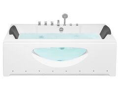 Poreamme LED-valot valkoinen 170 x 80 cm HAWES Poreamme LED-valot valkoinen 170 x 80 cm HAWES