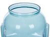 Bloemenvaas blauw glas 31 cm SAMBAR_823721