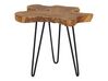 Conjunto de 2 mesas de centro de madera de java oscura/negro CAMROSE_797943