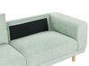 3 Seater Jumbo Cord Sofa Mint Green NIVALA_874153