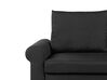 Fekete kárpitozott kanapéágy SILDA_789692