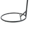 Hanging Chair with Stand Black ALLERA_815244