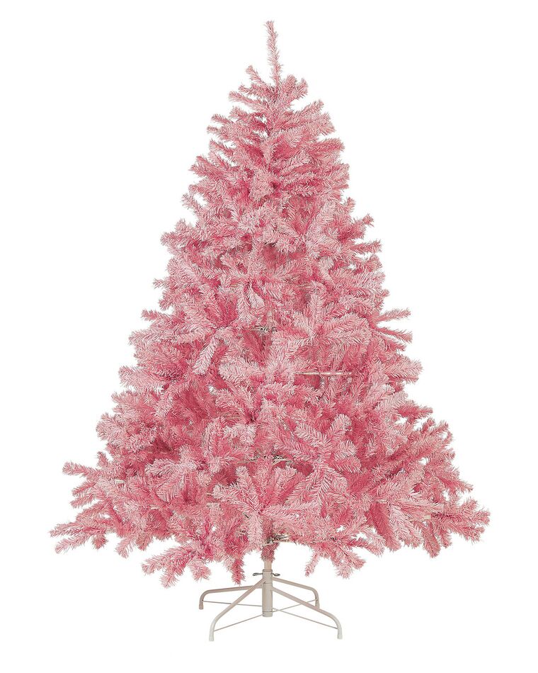 Künstlicher Weihnachtsbaum 180 cm rosa FARNHAM_813148