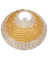 Paper Rope Table Lamp Beige and Yellow MOMBA_914518
