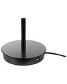 Fekete fém asztali lámpa USB porttal 47 cm ARIPO_851359