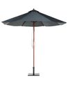 Parasol de jardin en bois avec toile gris foncé ⌀ 270 cm TOSCANA _677640