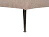 Left Hand Fabric Chaise Lounge Light Brown RIOM_877400