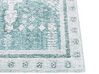 Teppich Baumwolle mintgrün 200 x 300 cm orientalisches Muster Kurzflor FULLA_852250