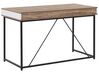 3 Drawer Home Office Desk 120 x 60 cm Light Wood and Black HINTON_772790