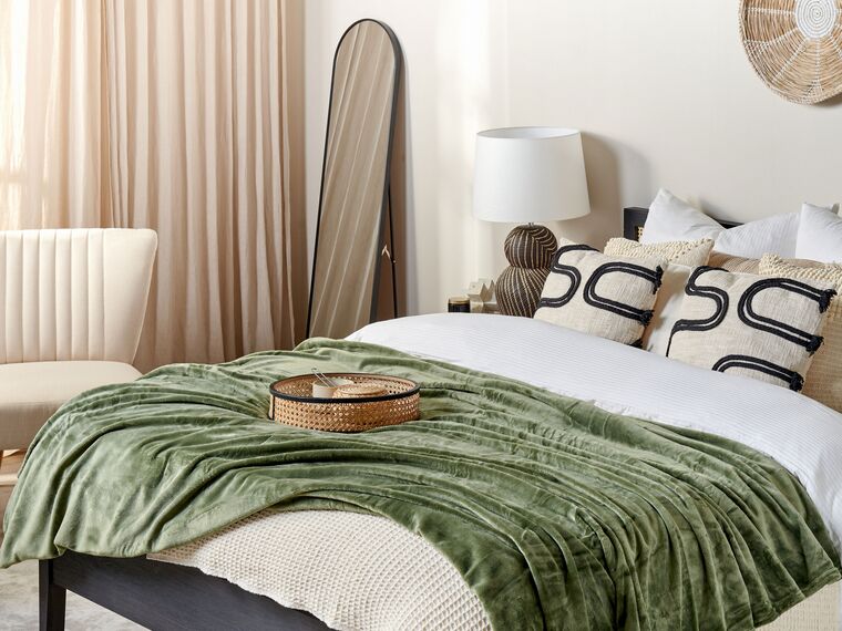 Colcha Acolchada De Corazones Para Cama Matrimonio - 200x220 Cm - Marrón - 100% Poliéster
