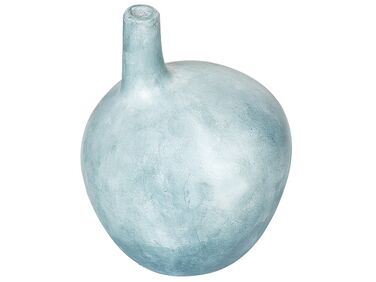 Vase décoratif en terre cuite bleu 26 cm BENTONG
