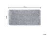 Tappeto shaggy rettangolare grigio chiaro 80 x 150 cm CIDE_746772