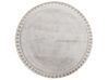 Tortenplatte Mangoholz hellbraun Antik-Optik mit Glocke rund ⌀ 29 cm DENDERA_902231