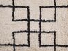 Bavlnený koberec 80 x 150 cm béžová/čierna TURHAL_817612