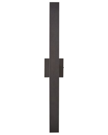 Außenwandleuchte LED Metall schwarz 89 cm rechteckig MELGAM