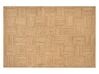 Teppich Jute beige 200 x 300 cm geometrisches Muster Kurzflor ESENTEPE_885055