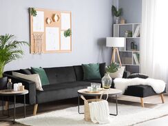 4-istuttava kulmavuodesohva sametti vasenk. musta VADSO 4-istuttava kulmavuodesohva sametti vasenk. musta VADSO